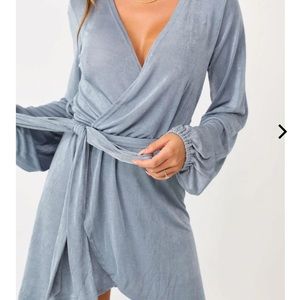 Kittenish life of the party wrap dress